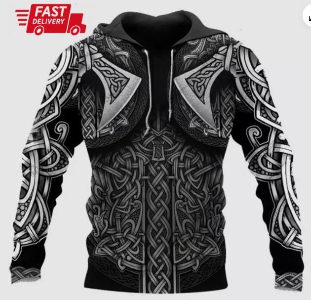 Viking Special 3D Printed Halloween Hoodie Gift for All