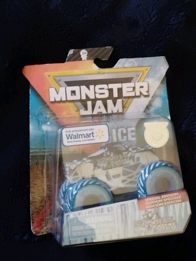Monster Jam Fire & Ice Northern Nightmare Truck Walmart Exclusive Spin Master