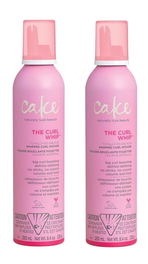 Cake The Curl Whip Whipped Mousse 8.4 oz Pack of 2 No Lid
