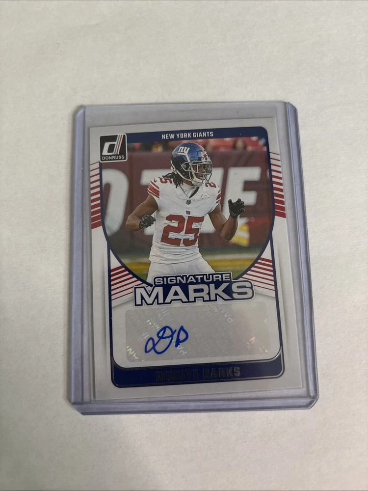 2024 Panini Donruss - Signature Marks #SMA-DBA Deonte Banks (AU)