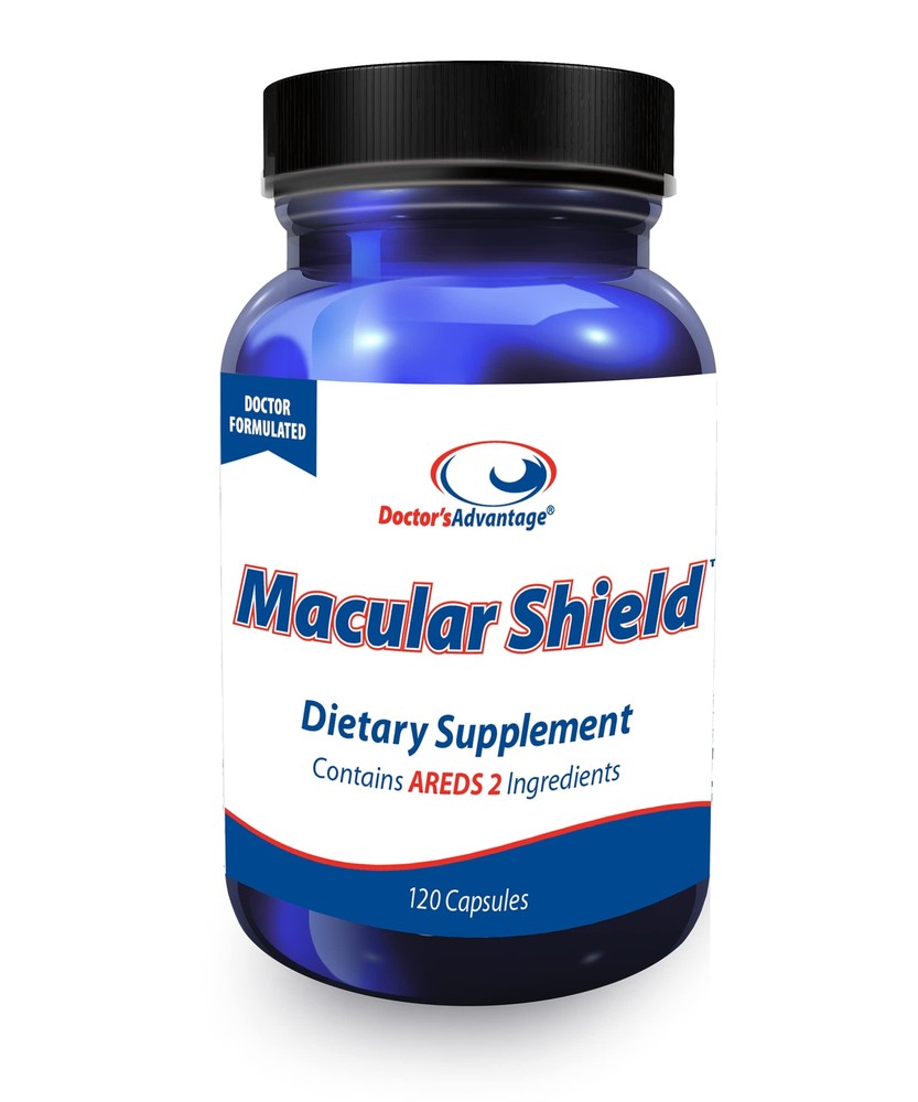 Doctor Advantage Macular Shield Eye Vitamins - 120 Capsules for 30-Day Vision Support
