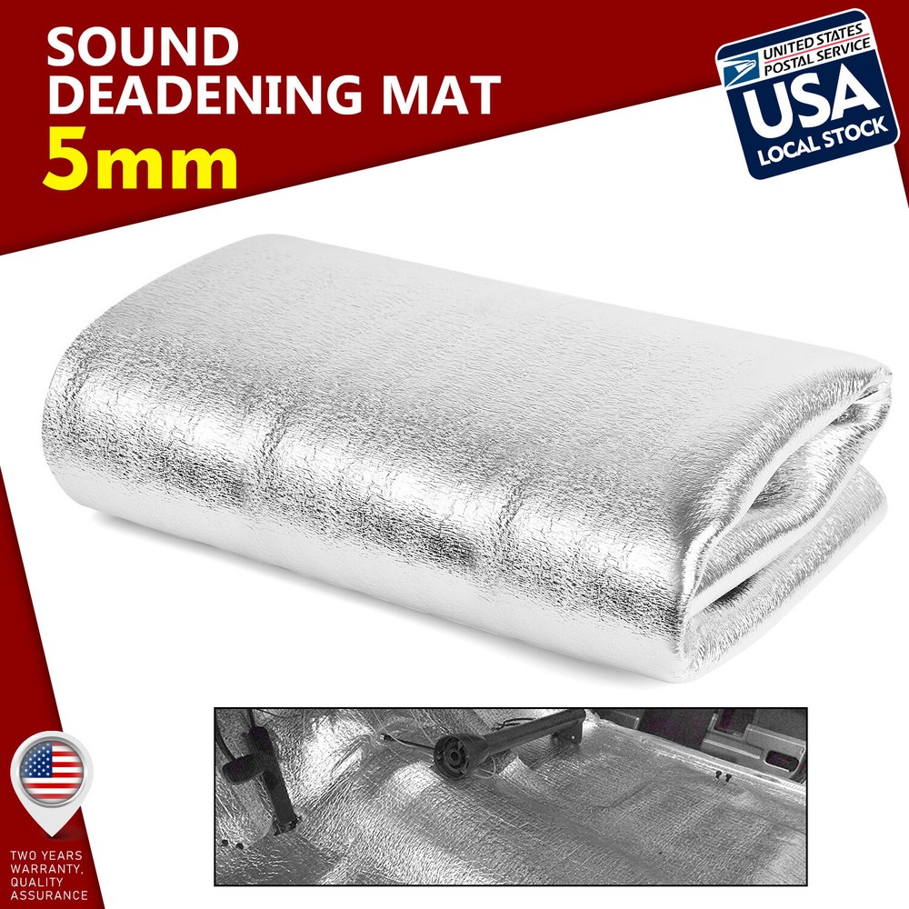 Sound Deadener Heat Shield Car Firewall Hood Floor Insulation Mat Bonnet Seat