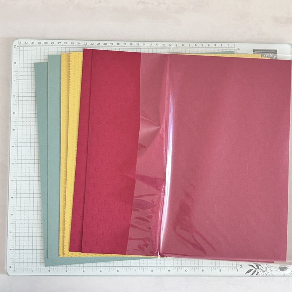 Stampin' Up Festive Foils Specialty Designer Series Paper 12 x 12 NEW 6 Sheets