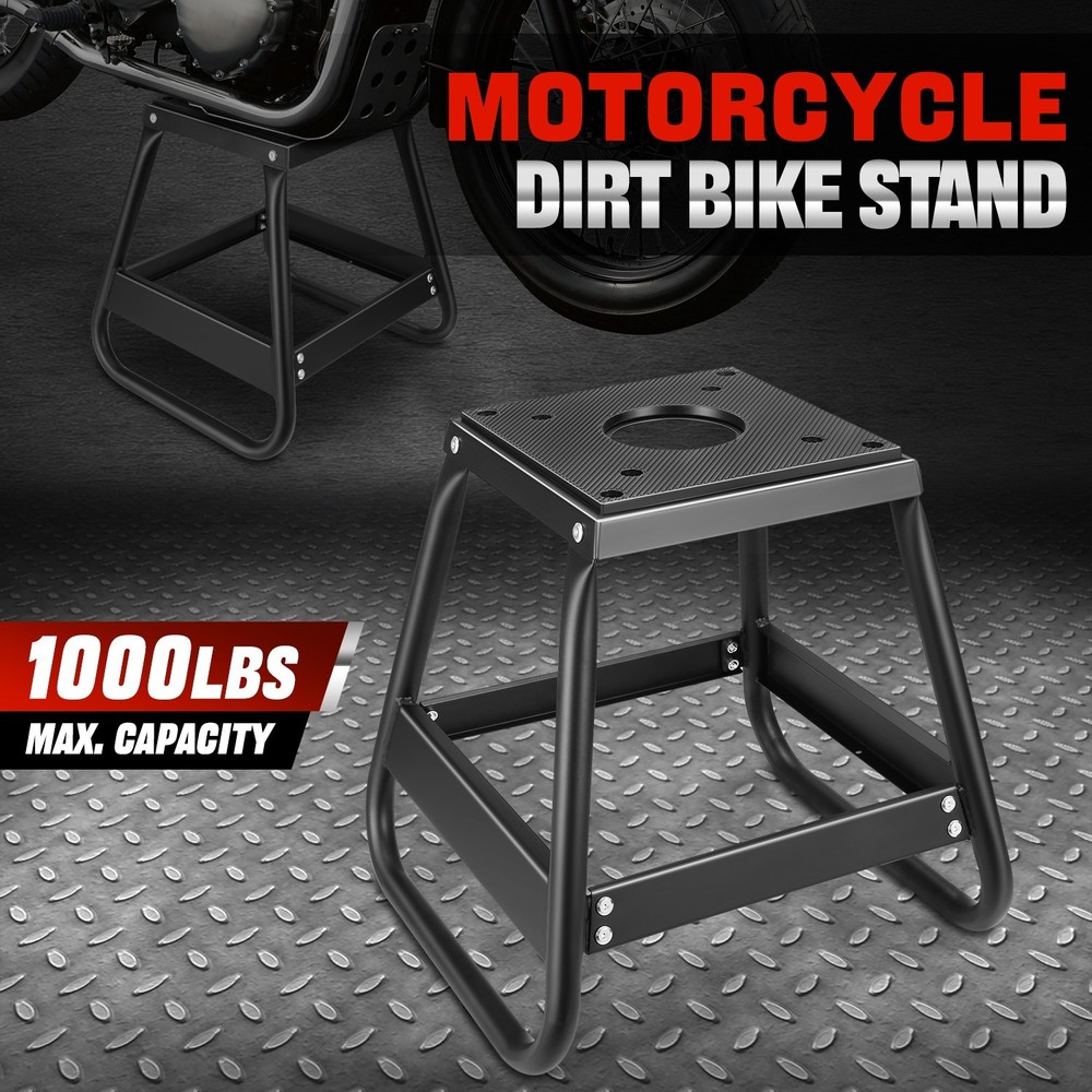 Heavy-Duty 1000LB Motocross ATV Dirt Bike Steel Stand Panel Platform Tool  