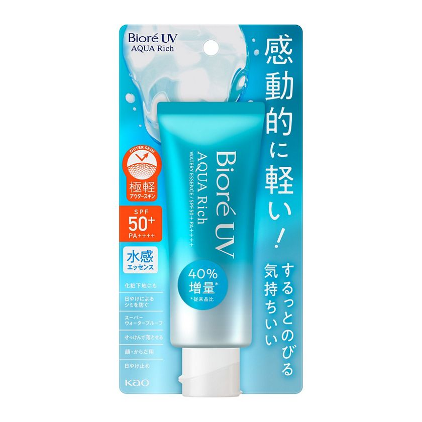 Bioré UV Aqua Rich Watery Essence Cream SPF50+ - 2.4 fl oz