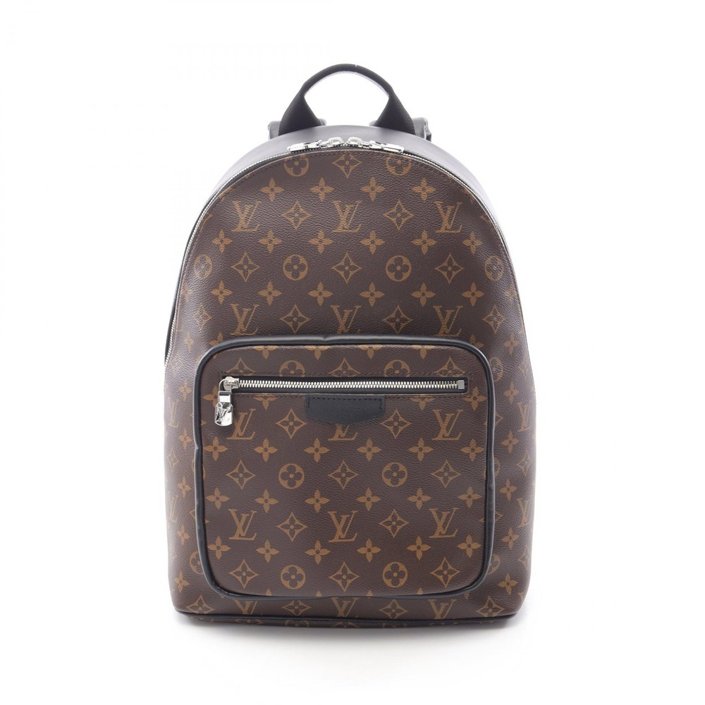 LOUIS VUITTON Josh NV Rucksack Backpack M45349 Monogram Macassar Brown Black LV