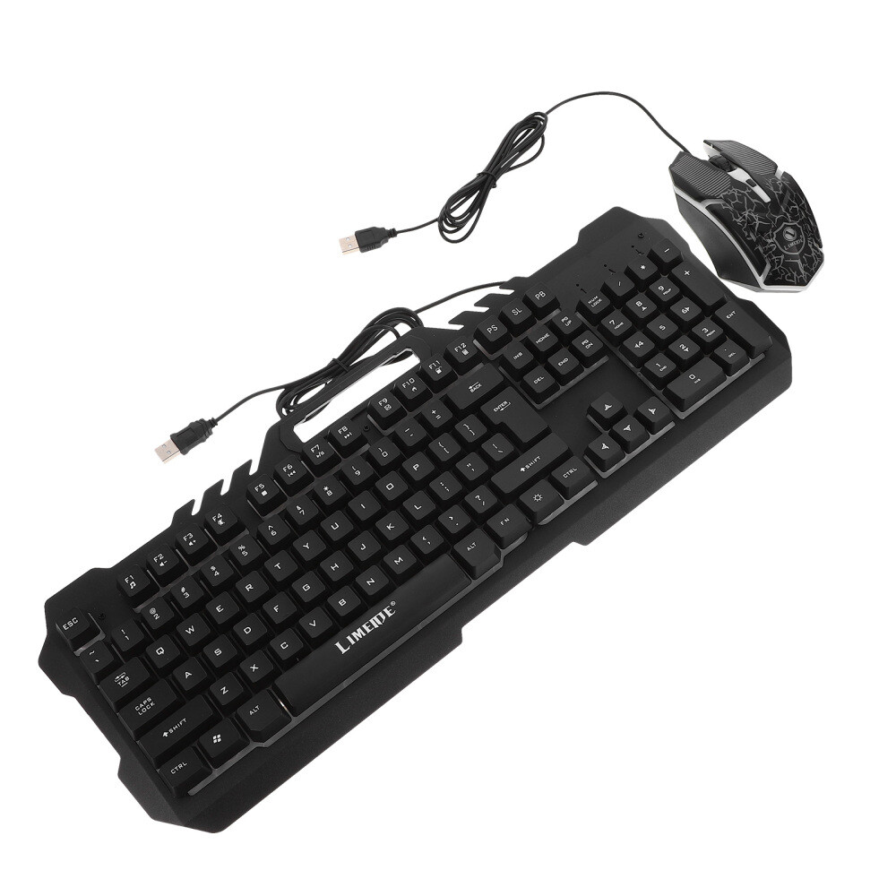 Ergonomic Wired USB RGB Backlit Keyboard for Ultimate Comfort