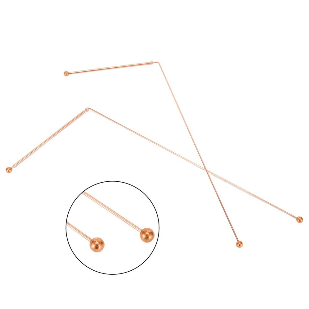 Probing Rod Copper Dowsing Rods 13.86 X 6.93 X 0.71 Inch Accessories Practical