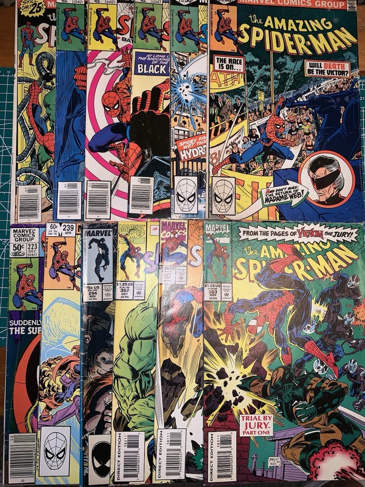 12 Amazing spider-Man comic book lot marvel