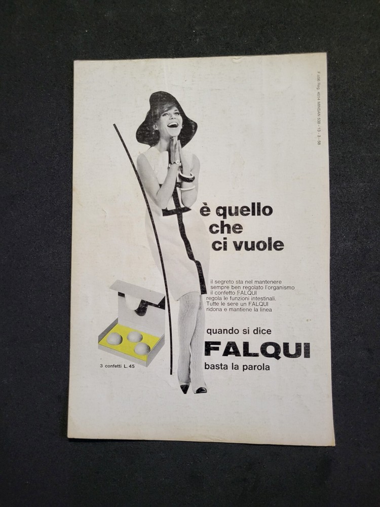 FALQUI Confetti and Sage Clipping Ad #889 for Marketing and Promotion  