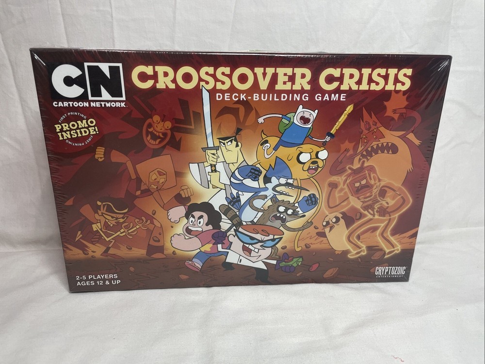 Cartoon Network Crossover Crisis Deck Building Board Game w Promo NEW SEALED