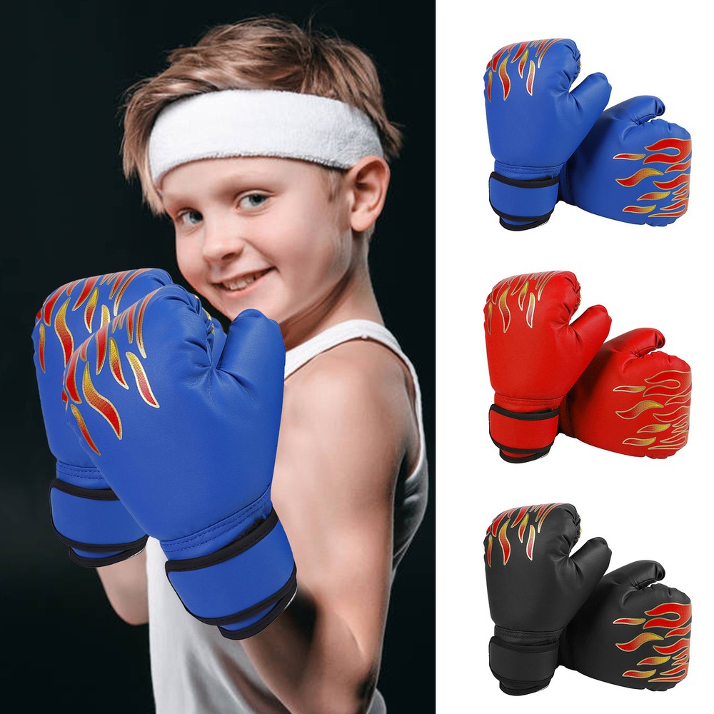 Kids Boxing Gloves Training Gloves for Punching Bag Kickboxing Muay Thai