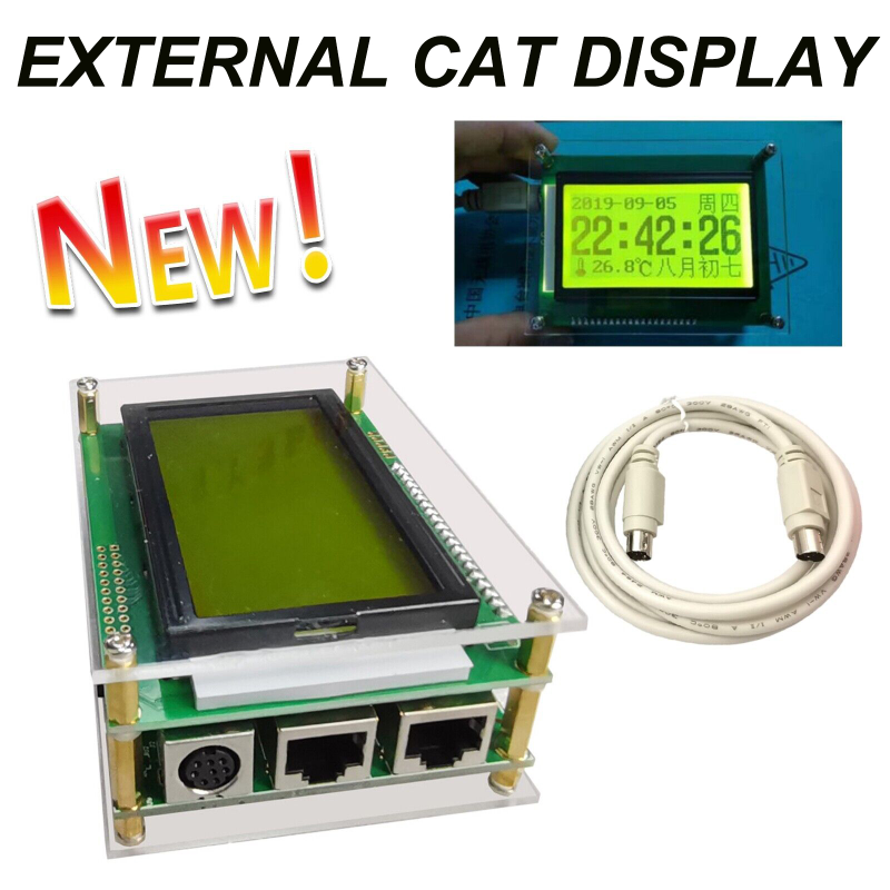 External Cat Display 12864 For YAESU FT-817 FT-818 FT-857 FT-897 818ND 857D NEW