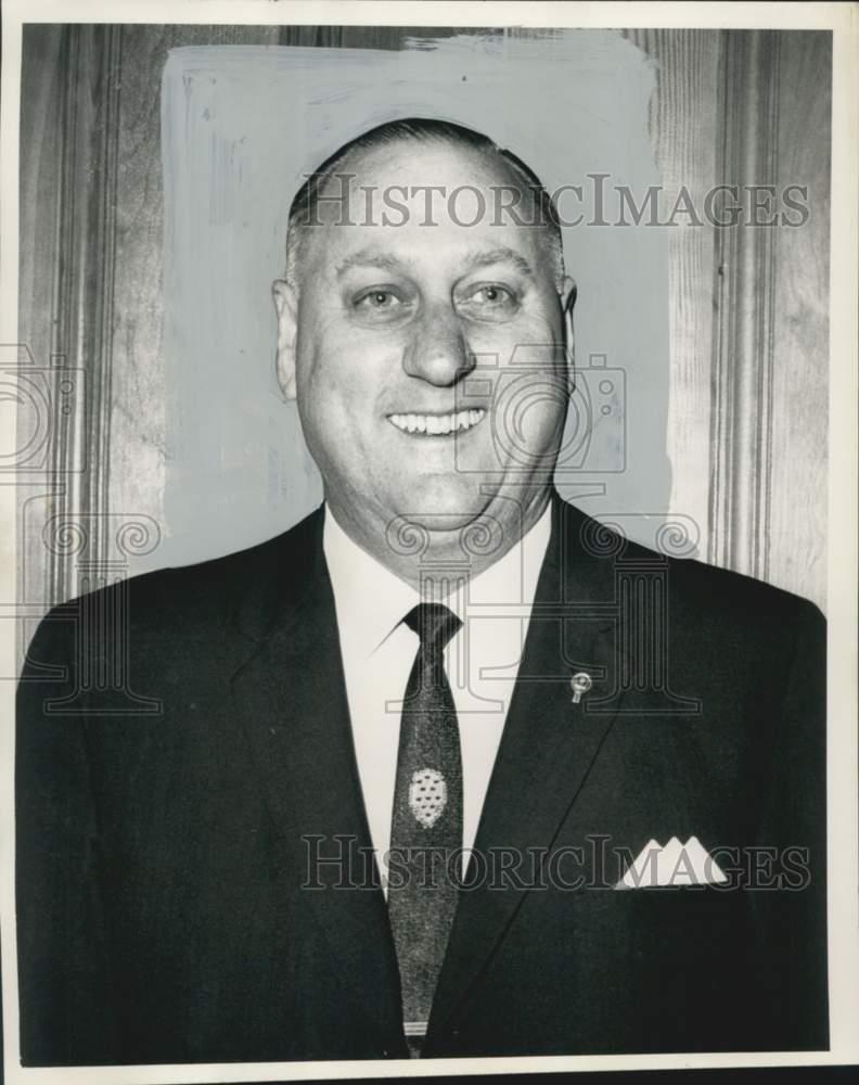 1964 Press Photo James Pfister, Fraternal Order of Police, Crescent City Lodge
