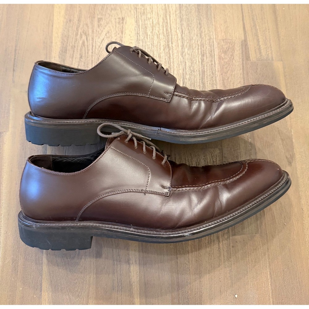 To Boot New York Men's Leather Cap Toe Dress Shoes Brown Size 12