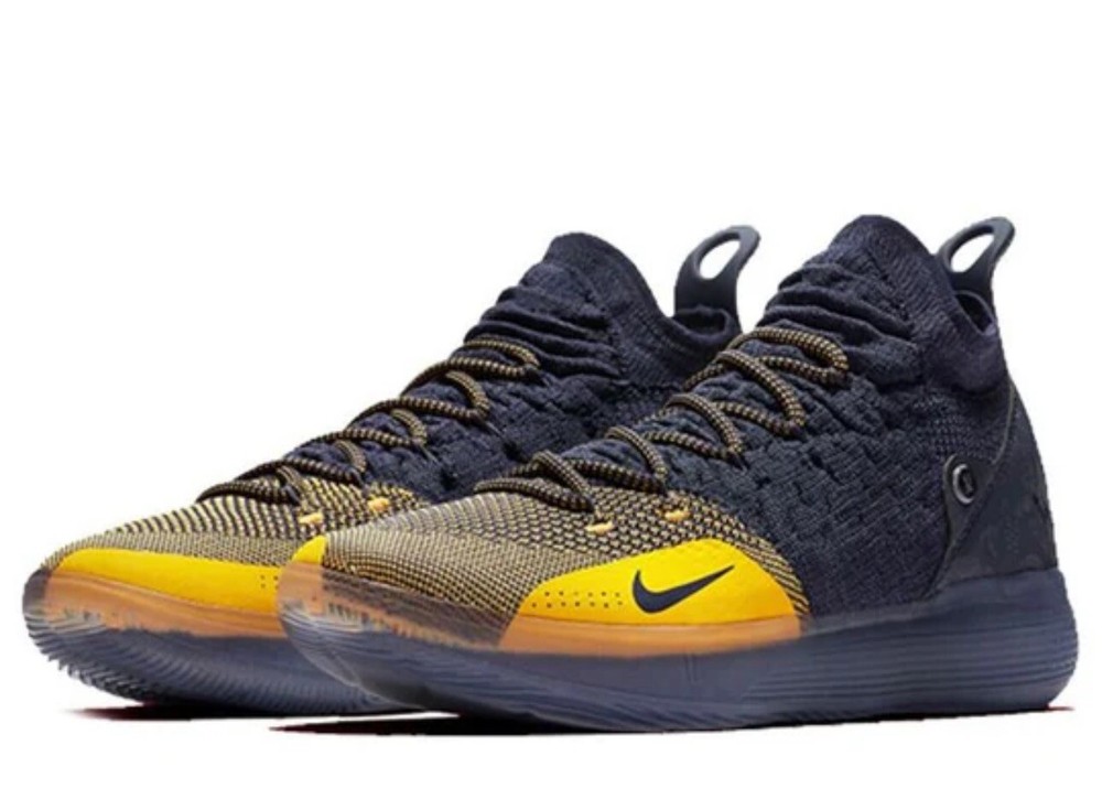 Nike KD Kevin Durant 11 - Size 5 Youth AH3465-400 Chinese Zodiac Blue Yellow