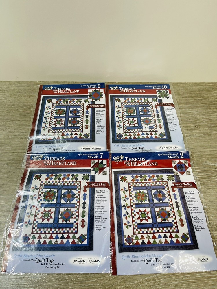 Quilt Blocks Threads from the Heartland Block #2,7,9, & 10 Jo Ann