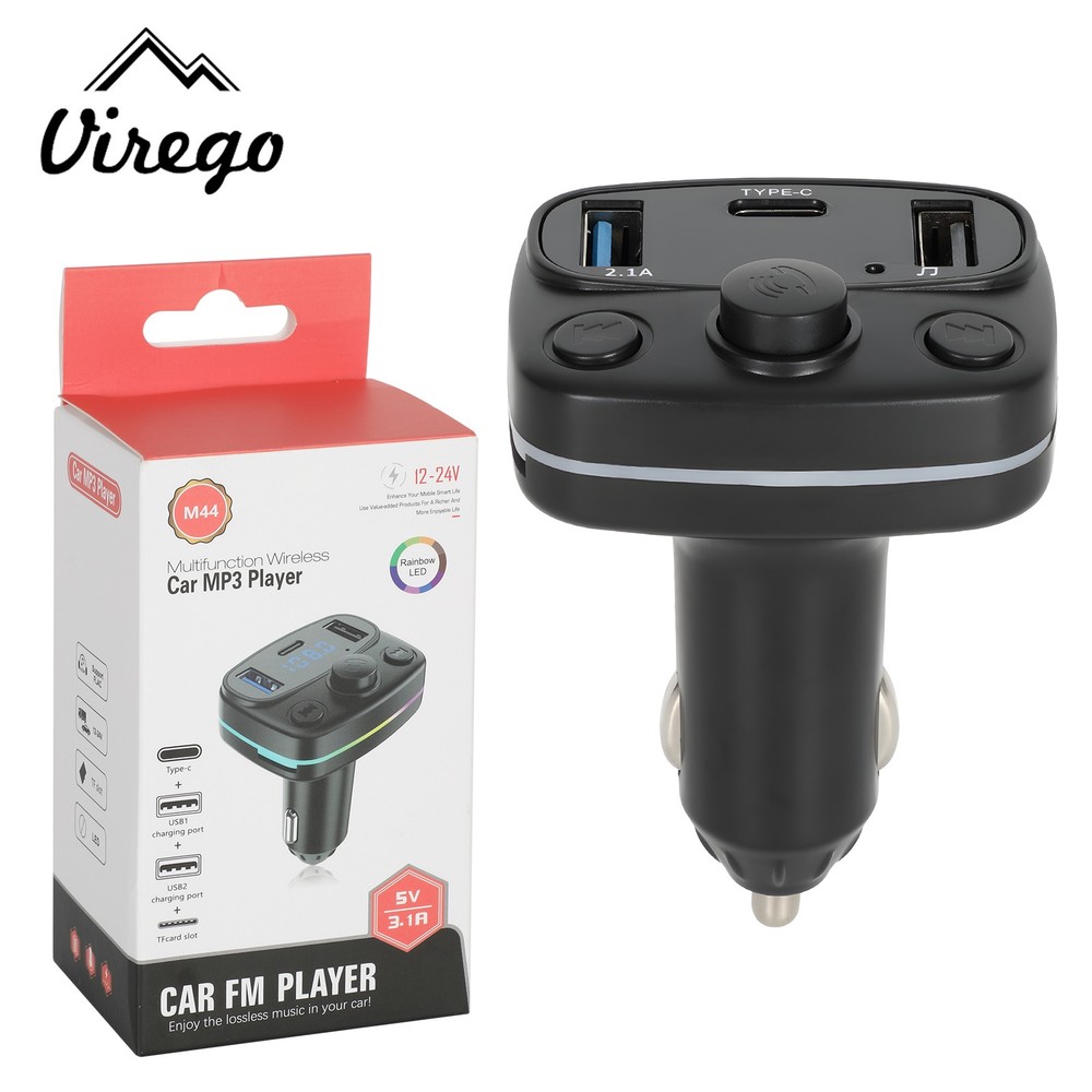 Bluetooth Car FM Transmitter MP3 Player Radio Wireless Adapter Kit 2 USB Charger