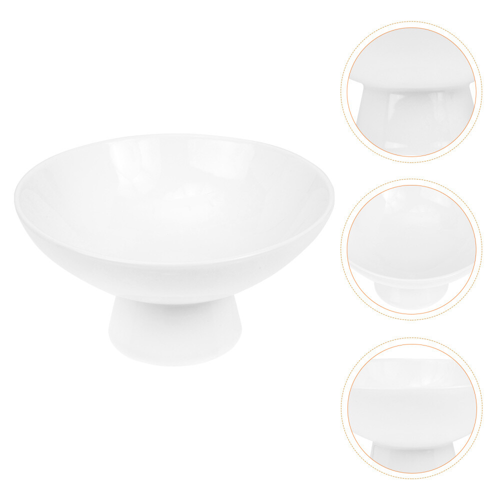 Ceramic Porcelain Delicate Tall Pastry Bowl Footed Ice Cream Cup Cup