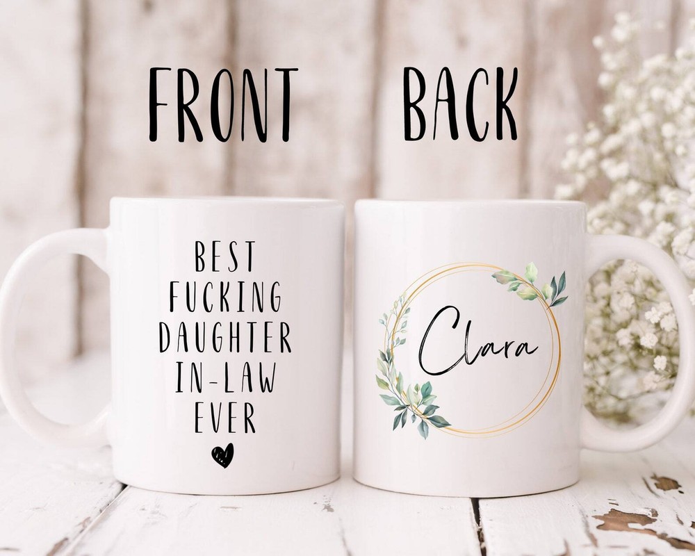 Personalized Daughter In Law Coffee Mug Birthday Gifts For Daughter In Law