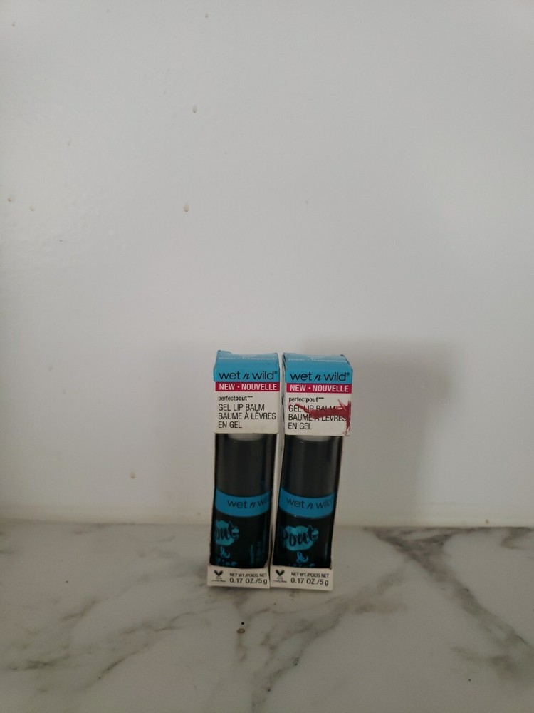 Wet n Wild Tinted Lip Balm 2-Pack Sheer Moisturizing Gel 950A Kiss Perfect Pout