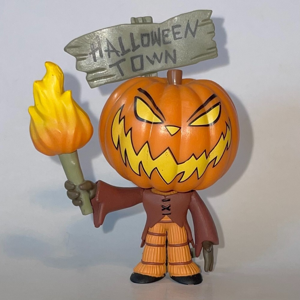 Nightmare Before Christmas Series 2 Mystery Minis Vinyl Figure PUMPKIN KING SIGN