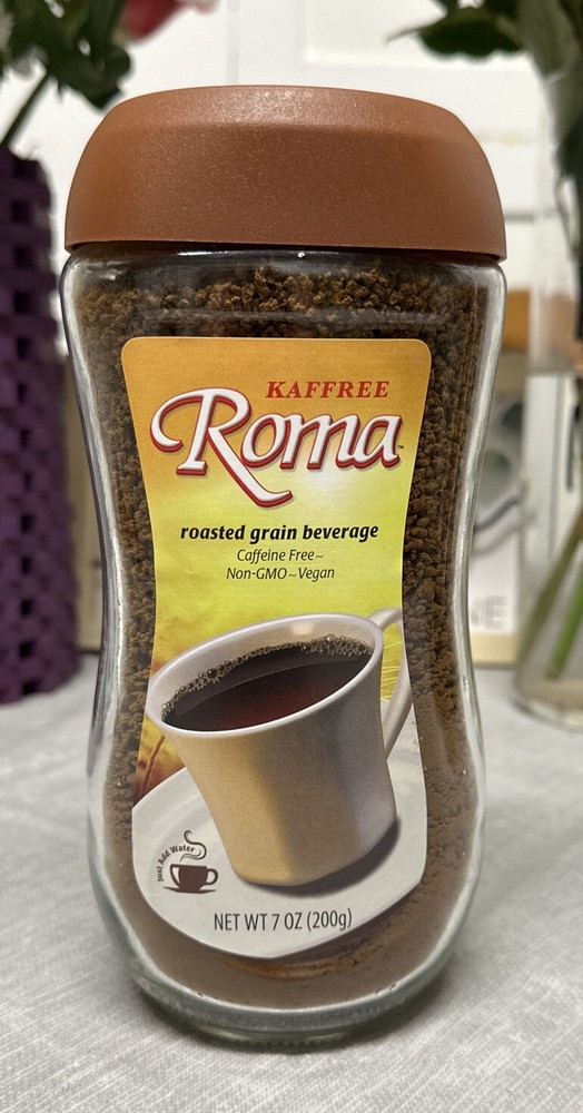 Kaffree Roma,  Roasted Grain Beverage, Caffeine Free, 7 oz (200 g)
