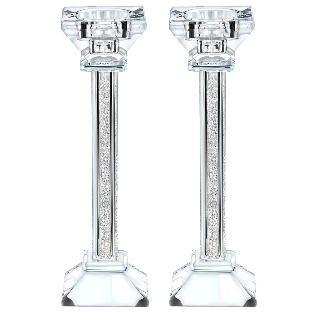 Crystal Candle Holders Set Of 28.6