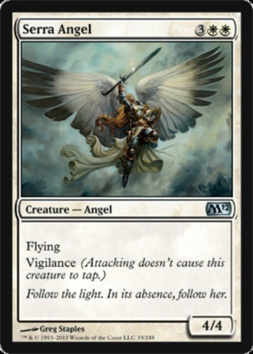 Serra Angel x4 - Magic 2012 - NM-Mint, English - Magic 2012