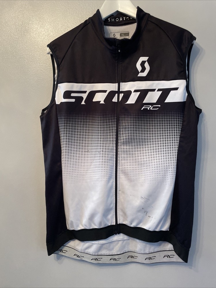 Scott RC Pro Sleeveless Men’s Breathable Cycling Jersey Black XL Bike Ride
