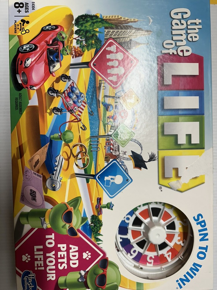 The Game of Life Board Game Add Pets To Your Life 99% Complete See Description
