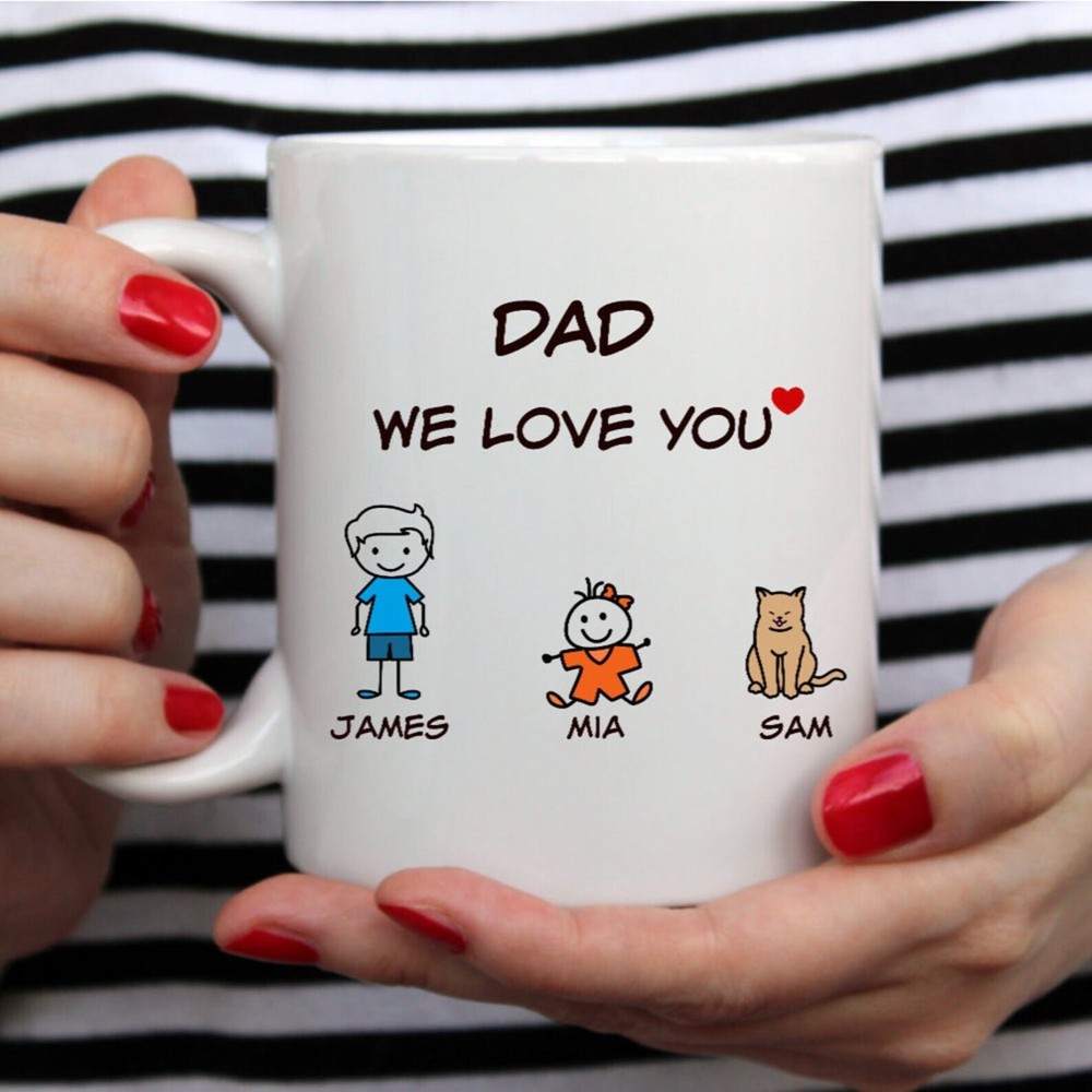 Fathers Day Giftpersonalized Funny Mug We Love You 11oz Mug-image
