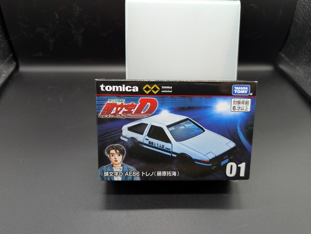 Takara Tomy Tomica Premium Initial D AE86 Trueno Diecast Model Car
