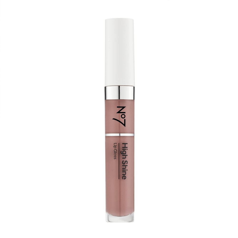 No7 High Shine Lip Gloss - Desert Rose - Moisturizing High-Shine Lip Gloss wi...