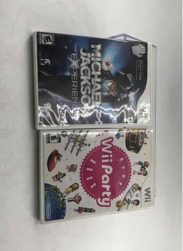 Nintendo Wii Just Dance 2 Michael Jackson The Experience Assorted Games Lot Of 8