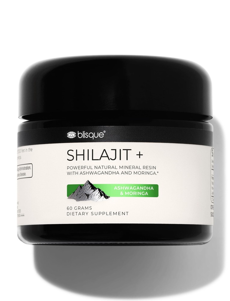 Pure Himalayan Organic Shilajit Resin with Ashwagandha for Energy & Vitality