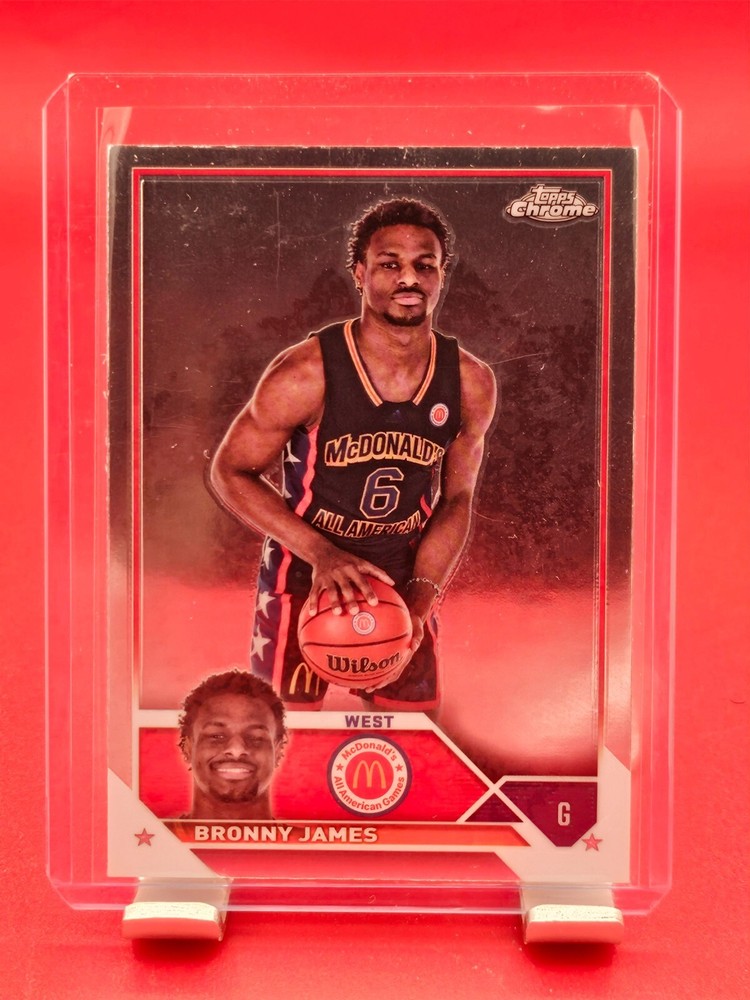 2023 Topps Chrome McDonald's All American - #68 Bronny James (RC)