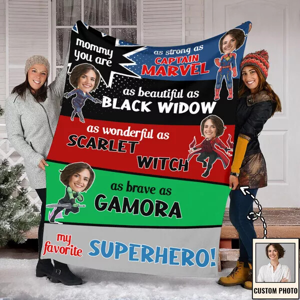 Personalized Mothers Day Sofa BLANKET MOTHER DAY GIFT ALL OVER PRINT BEST PRICE-image