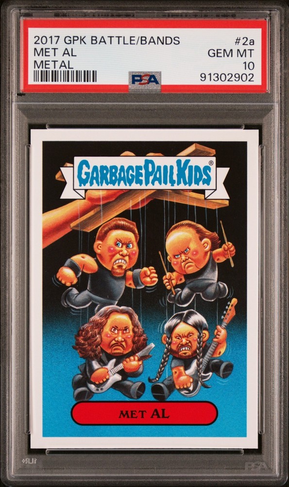 2017 Topps Garbage Pail Kids Battle of the Bands Metallica MET AL 2a PSA 10 GEM