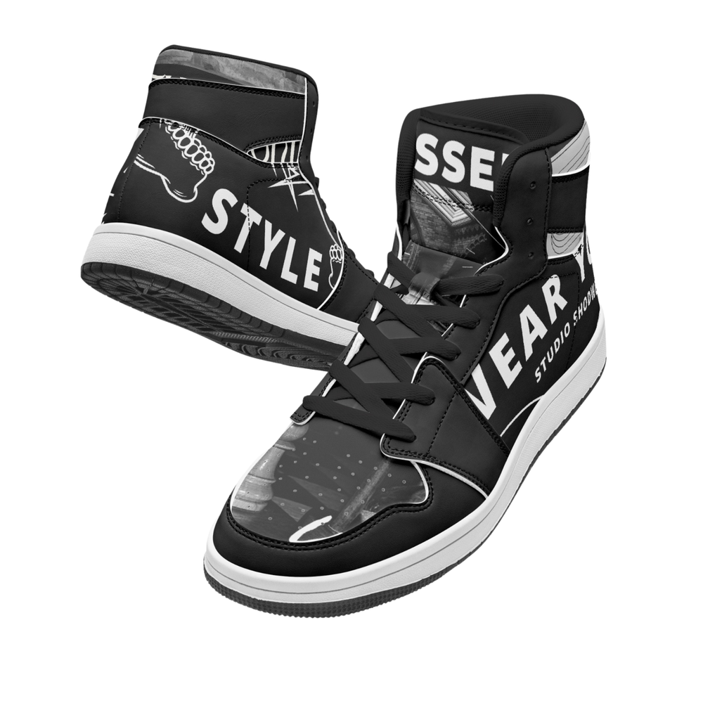 Bolt Skull Collective Men High Top Sneakers Special Shoe Edition UVelsi Men