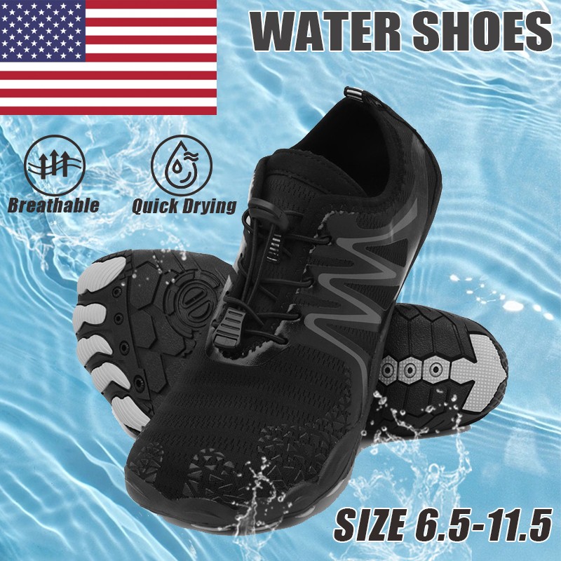 Men's Quick Dry Water Shoes Aqua Barefoot Beach Swim Surf Diving Exercise Shoes