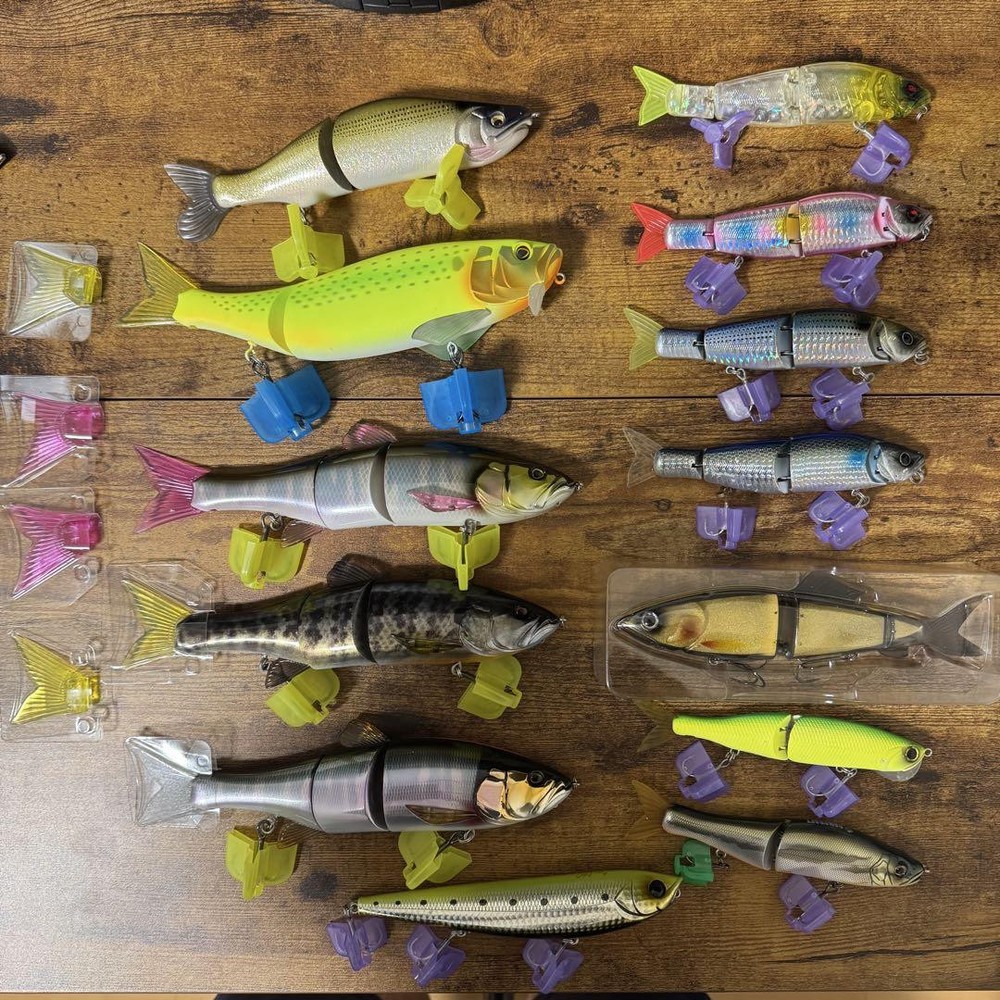 Fishing Lure Jackall 13-Piece Set Of Big Baits And S-Shaped Lures Dows Swimmer J