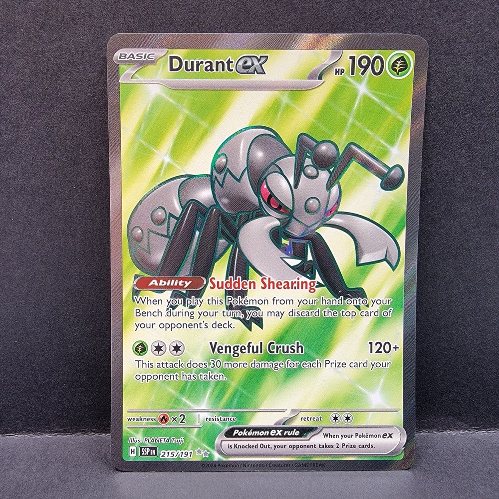 Durant ex 215/191 Surging Sparks Ultra Rare Full Art Pokemon