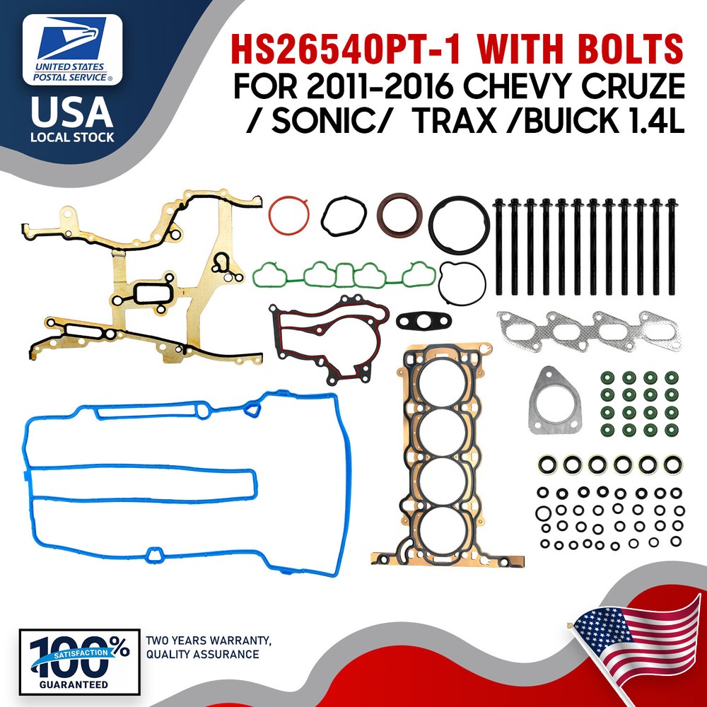 Buick Encore 2013-2016 HS26540PT-1 MLS Head Gasket Kit with Bolts