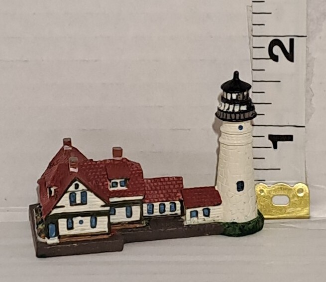 Danbury Mint Christmas Tree Lighthouse Portland Head Maine Replacement Piece