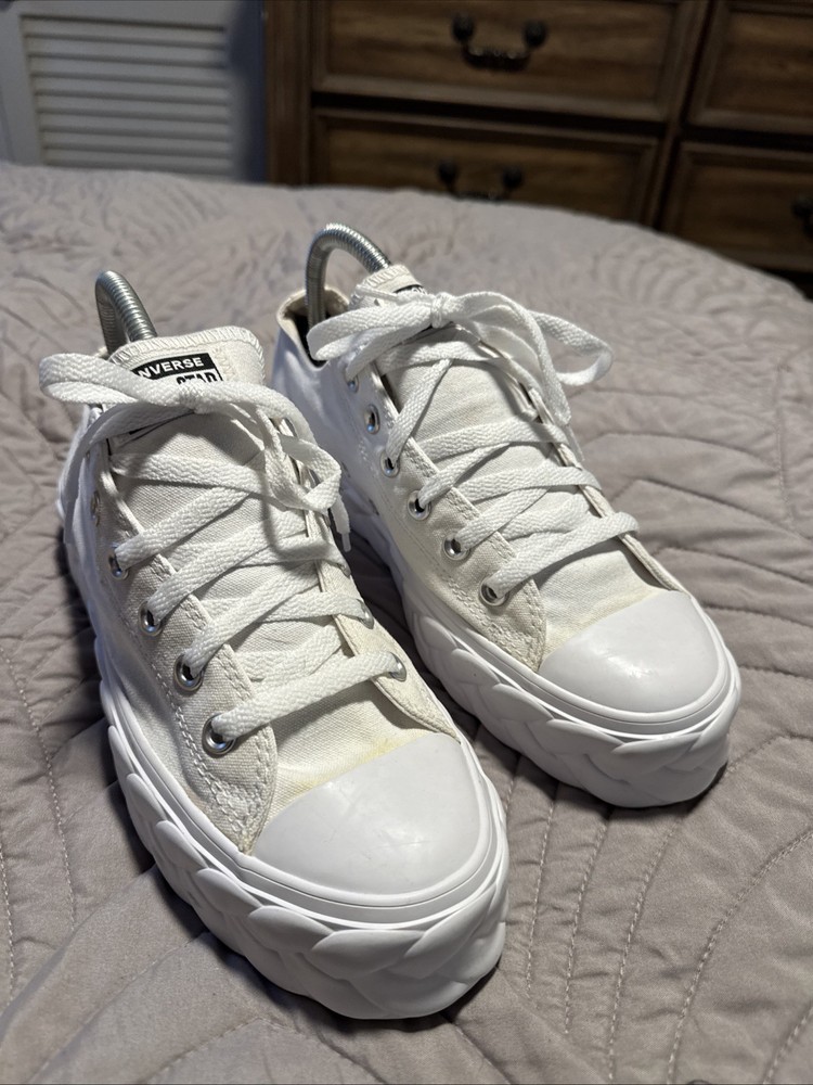 Converse Chuck Taylor All Star Runway Cable Platform Ox 568895C Womens Size 9.5