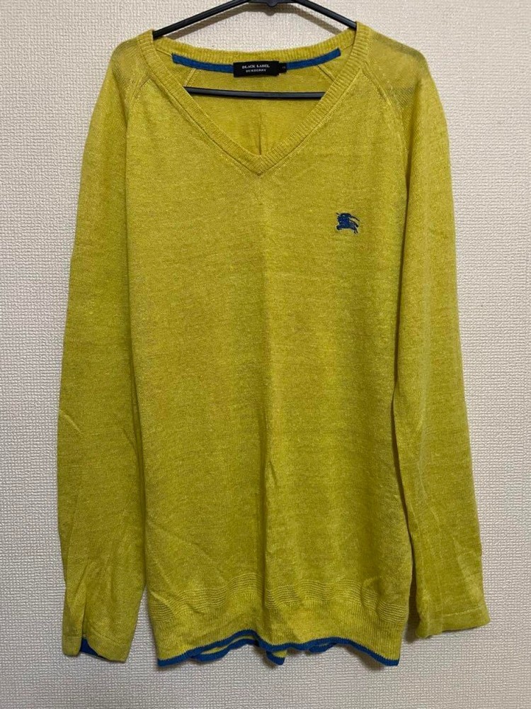 Burberry knit sweater Men's Fashion from Japan