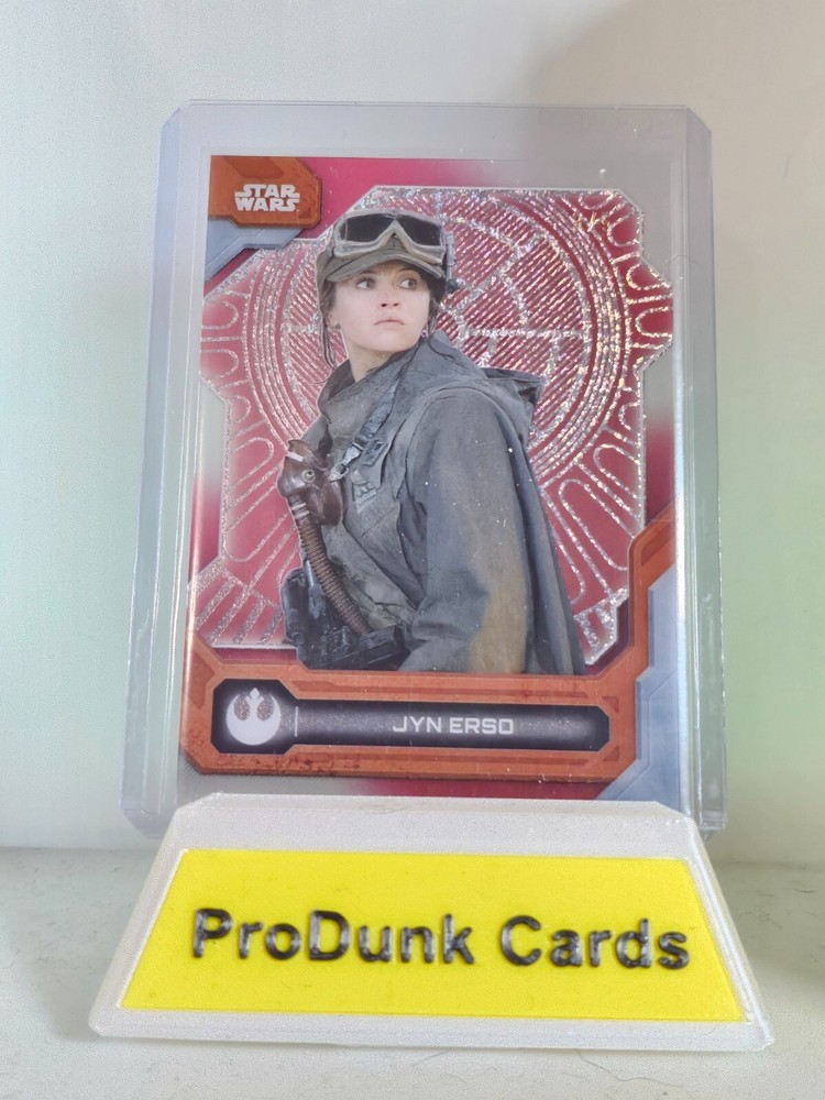 2024 Topps Star Wars High-Tek Jey Erso Throne Room Diffractor Red Parallel 3/5