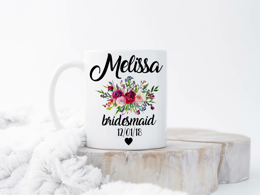 Custom Bridesmaid Mug Personalized Bridesmaid Gift Sister Coffee Gift Bridesmaid