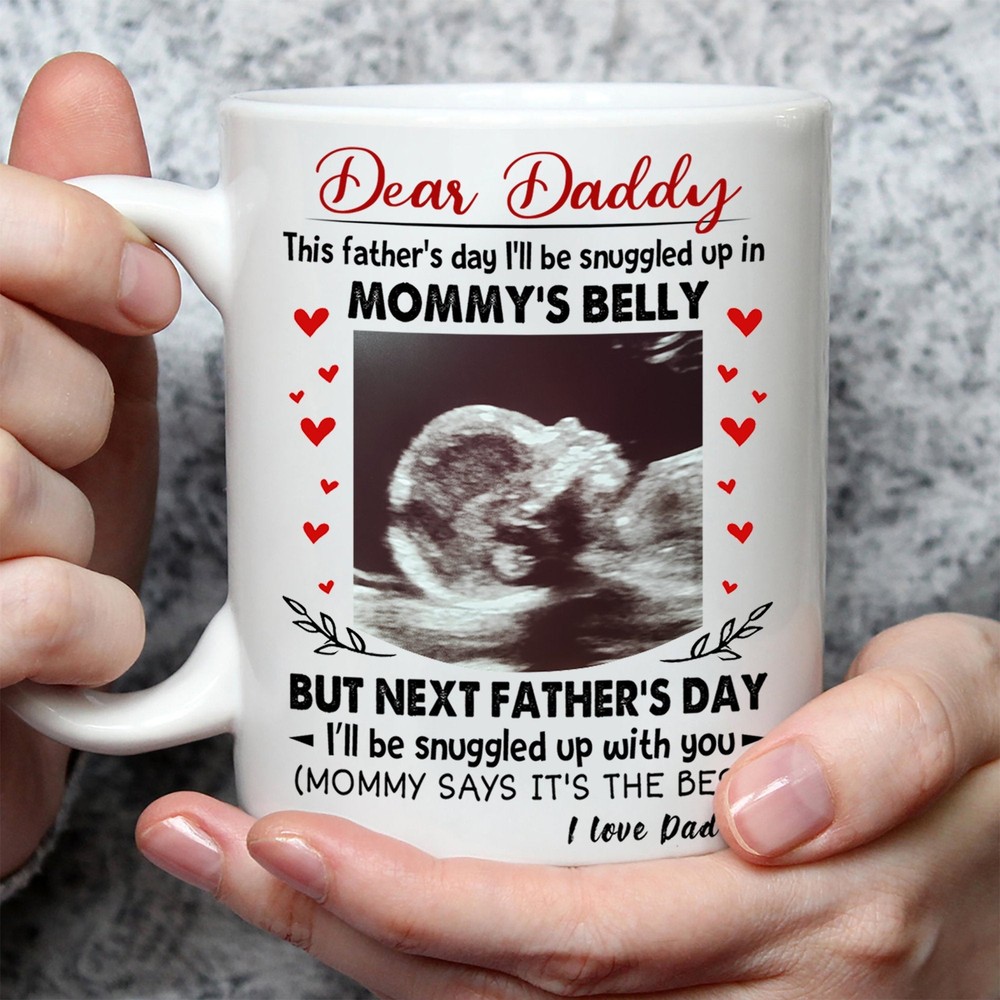 I’ll Be Snuggled Up With Dad Mug Father's Day Mug Gifts Personalized Mug Custo
